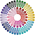 Pikkukuva 1 / 7: 60 kpl hiuspinnejä, liukumattomat hiuspidikkeet, 2 tuuman metalliset hiusneulat, tarvikkeet taaperoille, tytöille, lapsille, teini-ikäisille, naisille mixed color