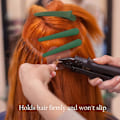 Miniatyrbild 4 av 7: 12 st hårklämmor för styling sektionering, 3,1 tum matta alligator hårklämmor hårspännen ingen veck anka näbb hårklämma Green