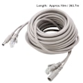 Miniatyrbillede 1 af 5: 5M/10M/15M/20M RJ45+DC Ethernet CCTV-kabel til IP-kameraer NVR-system 10Mbps100Mbps (10M) Type 2