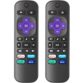 Miniatyrbilde 1 av 7: 2-pakning erstatningsfjernkontroller for Roku TV, infrarød fjernkontroll KUN for TV, IKKE for andre Roku-enheter style 2