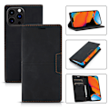 Miniatyrbillede 1 af 6: Etui til iPhone 13 Pro med kortholder, sort PU læder etui, Wallet Flip til Apple iPhone 6,1 tommer