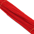 Miniatyrbillede 3 af 5: 100 stk. Rørrensere Fleksible Bøjelige Ren Farve Polyester Chenille Stænger DIY Børns Tidlige Uddannelse Håndlavede Legetøj Red