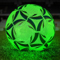 Miniatyrbilde 4 av 7: Glødende fotball i størrelse 5, slitesterk, lysende fotball for nattspill, trening, gaver