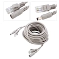 Miniatyrbillede 4 af 5: 5M/10M/15M/20M RJ45+DC Ethernet CCTV-kabel til IP-kameraer NVR-system 10Mbps100Mbps (10M) Type 2