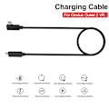 Pikkukuva 2 / 5: USB C - Type C 3.1 -kaapeli virtuaalitodellisuuden kuulokemikrofonin linkkikaapeli, yhteensopiva Oculus Quest 2 VR:n kanssa