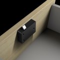 Miniatyrbillede 2 af 9: Smart fingeraftryksskabslås USB nøglefri filskab garderobeskab med åndedrætslys til soveværelser kontorer
