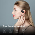 Miniatyrbilde 7 av 8: Åpne øre-hodetelefoner og ørepropper, åpen øre-design, langvarig batteri (48 timer), LED-skjerm, Bluetooth 5.3, Hi-Fidelity-lyd, ørekroker, svettebestandig Obsidian Black