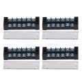 Miniatyrbillede 7 af 7: 4 stk. ledningsbarriereblok terminalstrimmel professionel højstrøms TB fastspændingsskrueterminalblokke strimmel 600V 25A 6 bits (2506)
