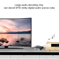 Miniatyrbilde 3 av 6: Digital DTS-kanaldekoder 5.1 lydkonverter optisk fiber koaksial lydadapter 110‑240V