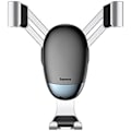 Miniatyrbillede 1 af 5: Baseus Mini Gravity, Bilholder/Mobilholder til Bil, Sort, Til Montering i Bilens Luftkanal/Ventilationsrist/Klimaanlæg