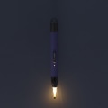 Miniatyrbillede 5 af 7: Bor Pen Lysende USB Genopladelig Korssting Applikation Diamant Maleri Værktøj med Opbevaringsboks Purple