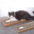 Miniatyrbild 2 av 5: Kattklösbräda i tjock wellpapp, reptålig, interaktiv klösleksak för kattungar