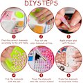 Pikkukuva 2 / 5: (30 × 40 cm, Kukka I) DIY-timanttimaalaus, Kukat 5d Timantti P-YL-