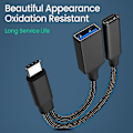 Miniatyrbillede 5 af 5: 2024, Firewire IEEE 1394 6-polet Hun F til USB Han M Kabeladapter Konverter Stik