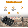 Miniatyrbillede 2 af 5: Automatisk hønsehusdør, automatisk hønsedør, automatisk hønsehusdør med timer, aluminiumslegering, IP45 vandtæt LED-display, automatisk dør