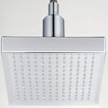 Miniatyrbild 3 av 5: Hemtemperatursensor Kontroll 3 Färg LED-ljus Kvadratiskt Vattenduschmunstycke-PO-