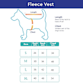 Miniatyrbillede 4 af 5: Varm fleece hundejakke med O-ring snor - Vinter-FD3--O-