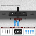 Miniatyrbild 5 av 5: Rocker Switch Momentan Polaritetsomkastare 6-Polig 3-Positioner (PÅ)-Av-(PÅ) med Upp/Ner-Platta för Husbil Båt{GKS}