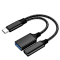 Miniatyrbillede 3 af 5: 2024, Firewire IEEE 1394 6-polet Hun F til USB Han M Kabeladapter Konverter Stik