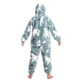 Miniatyrbild 2 av 4: Barn Onesie Pyjamas Sött Mönster Tryck Dragkedja Unisex Huva Fluffig för Vinter Höst Typ 4