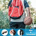 Miniatyrbillede 4 af 4: Elektrisk boldpumpe, smart luftpumpe bar hurtig boldoppumpning med præcis trykmåler og digital LCD-display til fodbold basketball volleyball