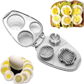 Miniatyrbilde 3 av 5: Eggkutter, 3-i-1, Rustfritt Stål, Manuell Eggkutter