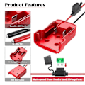 Miniatyrbillede 2 af 5: 2-pak Power Wheel-adapter til Milwaukee M18 Batteriadapter -FD1--O-
