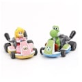 Miniatyrbillede 3 af 4: stk Super Mario Kart Traktorer Luigi Toad Bowser Prinsesse Figurer Børnelegetøj