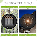 Miniatyrbillede 5 af 5: 6 stk. Solar Lamper Udskiftning Top 7 Solar Lampe Dele Led Solar Panel Lanterne Dæksel Lamper Kompatible Udendørs{HH}