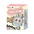 Miniatyrbilde 1 av 5: 1 stk POP MART LABUBU The Monsters Spennende Macaron Plysjdukker Figur Leker Blindbokser (Farge Tilfeldig) PA