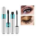 Miniatyrbilde 1 av 5: 2 i 1 Vibely Mascara 5x Lengre Vannfast Sminke For Naturlig Forlengelse Og Fortykning Ingen Klumping 4d Silkefiber Mascara