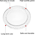 Miniatyrbillede 2 af 5: Universel mikrobølgeovn roterende glasplade med holder, 245 mm/24,5 cm/9,65 tommer 5,22 (YJD) -FD1--O-