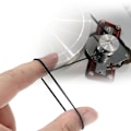 Miniatyrbild 2 av 5: 100 st/förpackning Fyrkantiga drivremmar i gummi för reparation av kassettbandspelare -AD10--O-