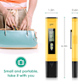 Miniatyrbillede 4 af 5: Digitalt pH-meter med 0,01 opløsning, bærbar LCD automatisk pH-meter pen vandkvalitetstester til husholdningsdrikkevand, akvarium, pool