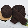 Miniatyrbild 3 av 5: Stickgarn 4x Stickgarn för Virkning, Mjukt Chunky Garn för Garnprojekt coffee