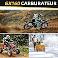 Pikkukuva 3 / 5: Gx160 Kaasutin Sopii Honda Gx200 Gx160 Moottoriin {HONGDE}