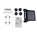 Pikkukuva 4 / 5: USB- tai aurinkolatauksella toimiva auton TPMS-rengaspaineen valvontajärjestelmä-FD3--O-