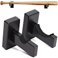 Miniatyrbild 1 av 5: 2-pack väggfäste för basebollträ, horisontellt väggställ för basebollträ -FD2--O-