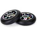 Miniatyrbillede 4 af 5: 2 stk. 100 mm erstatningshjul til scooter med lejer, stunt scooter PU-hjul til gungbiler, Extre-PO-