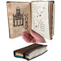 Miniatyrbild 1 av 4: Graal Dagbok Indiana Jones Journal, Bok, Graal Dagbok, Samlarobjekt, Vintage Läder Journal Klassisk Filmrekvisita Replika Bi