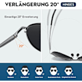 Miniatyrbillede 2 af 5: Solbriller, -Herre-Dame-Pilot-Polariserede Pilotbriller -FD1--O-