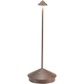 Miniatyrbild 1 av 2: Zafferano Pina Pro - Aluminium - Dimbar LED bordslampa, IP54 skydd, inomhus/utomhusbruk, stickkontakt, H29cm, EU-kontakt - Corten-Wellngs