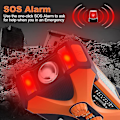 Miniatyrbilde 4 av 5: 10000mAh Solcelledrevet Nødradio med Sveiv, med Strøm for Håndsveiv, Lommelykt, USB Multifunksjonsradio, Oransje