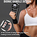 Miniatyrbilde 2 av 5: Grip Strength Tester, 180kg Digital Hånd Dynamometer Grip Strength Meter USB LCD Skjerm Hånd