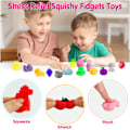 Miniatyrbillede 2 af 5: 100 stk. festartikler til børn 4-8, Squishy legetøjsskattekiste, Kawaii Squishies Stress Relief Squishy Fidget Legetøj【mo】