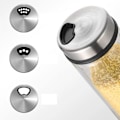 Miniatyrbild 4 av 5: Kryddset kryddburkar salt socker dispenser saltbehållare kryddflaska behållare kryddflaska glas 200 ml-AD10--O-