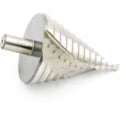 Miniatyrbilde 2 av 2: Stort Sett med 6-60mm HSS Trinnbor med Spiralspor i 12 Størrelser Kobolt Konbor Verktøy Hullutvidelse Metallplate PVC-plate - DC18/NC/【mo】