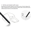 Miniatyrbilde 3 av 5: Galaxy S23 Ultra S Pen Erstatning for Samsung Galaxy S23 Ultra 5g Alle Versjoner Berøringsskjerm Penn (uten Bluetooth) + Nibber (Svart)