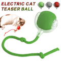 Miniatyrbilde 3 av 5: 2024 Smart Katteball Leker Automatisk Rullende Ball Elektrisk Katteleke Selvgående Interaktiv Katt Hund Green