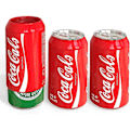Miniatyrbild 1 av 5: Silikonburk för burkar (3-pack) - Dölj ölförpackningen genom att kamouflera den som en läskburk (röd)